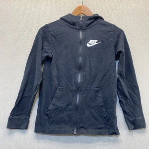 Nike Sportswear Jacket Coat Youth Large Swoosh Logo Futura Full Zip Lightweight - Picture 1 of 8