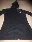 black hooded sweatshirt jumper dress ski theme cable card Flaine 8 10