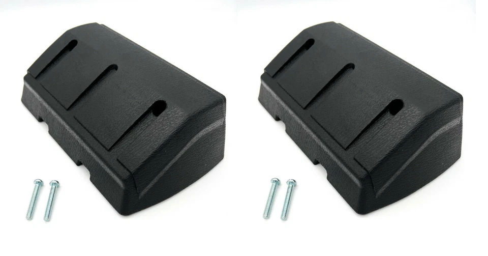 Пара черных внутренних дверных подлокотников для пикапа Chevy GMC 1968-1971 годов выпуска - Изображение 1 из 4