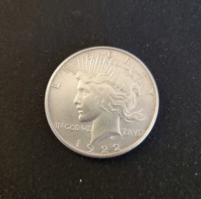1922-P  Peace Dollar 90% Silver  #2 - Image 1 of 2
