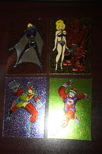 Captain Glory and Satan's Six trading cards Kirby Chrome COMPLETE SET OF 4 - Picture 1 of 1
