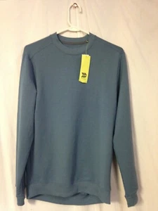 MEN'S LIGHTWEIGHT CREWNECK PULLOVER STBAILITY BLUE S - ALL IN MOTION NEW W/TAGS - Picture 1 of 3