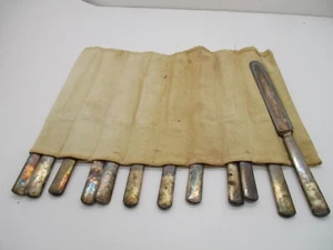 12 Very Tarnished Silverplate Reed & Barton Knives - Picture 1 of 6