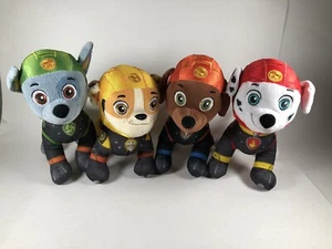 Paw Patrol Plush SpinMaster Moto Pups Rubble Zuma Rocky Marshall 8” Stuffed Toys - Picture 1 of 13