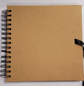 Kraft Journal Scrapbook Album 7" 40 sheets - Picture 1 of 4