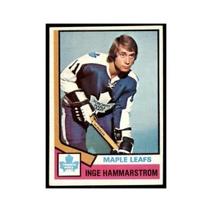 Inge Hammarstrom 1974 Topps #88 Hockey Cards Hockey Card EX - Picture 1 of 3