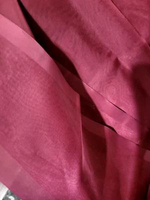 1 Sheer Bergundy Curtain 60"W x 84"L by Home Collection from JC Penny - Image 1 of 2