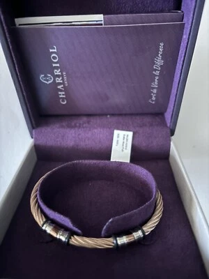 CHARRIOL Celtic Stainless Steel PVD Rose Gold Cable, Bronze 04-201-1250-8 - Image 1 of 4