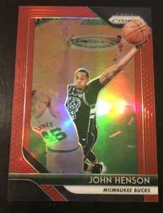 Prizm #17 2018-19 John Henson Red Prizm SP #d 224/299! BUCKS - Imagen 1 de 2