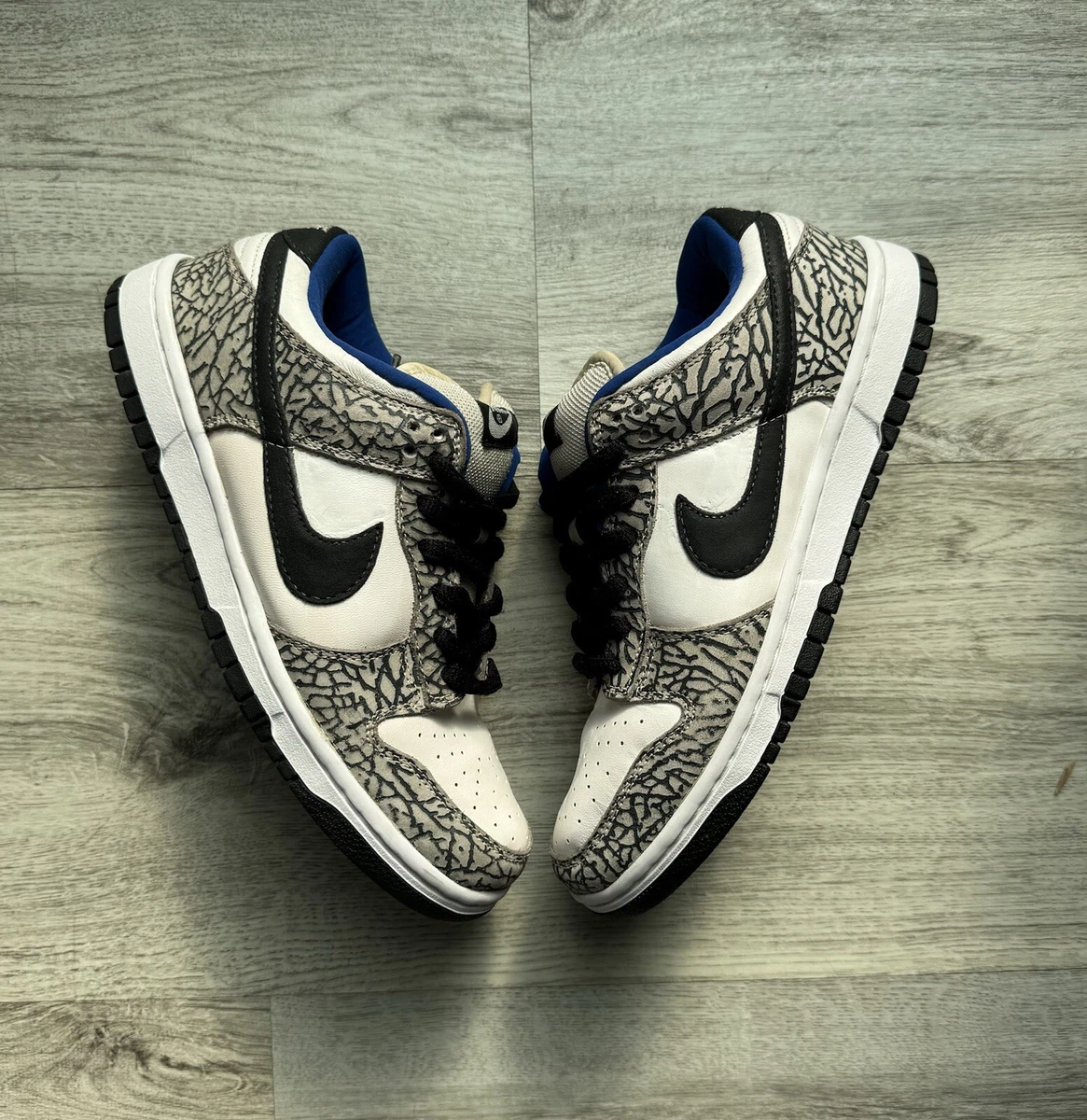 Nike Supreme x Dunk Pro SB Low White Cement for Sale