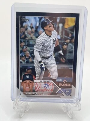 2023 Topps MLB x Players Clubhouse Exclusive Promo AARON JUDGE Black Border SP - Image 1 of 4