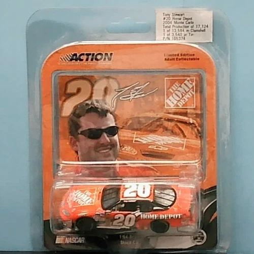 ACTION - TONY STEWART - #20 HOME DEPOT - 2004 MONTE CARLO - DIECAST - 1:64 Foto 1 de 1