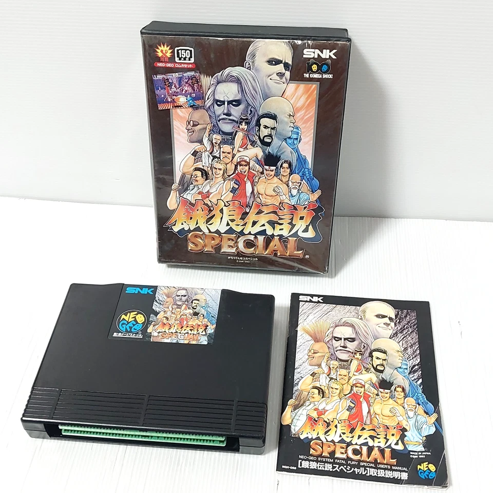 Fatal Fury Special Neo Geo AES ORIGINAL con estuche de cartucho Funciona bien Japón Foto 1 de 4