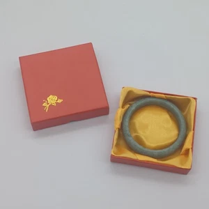 Vintage 1930s Art Deco Jade Agate Semi Precious Bangle Bracelet Lot 3 - Picture 1 of 4