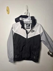 Nike Kid's Boys NSW Sportswear Hooded Windbreaker Windrunner Zip Jacket 4T - - Picture 1 of 5