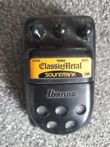 Ibanez CM5 Soundtank Classic Metal Distortion Rare Vintage Guitar Effect Pedal - Picture 1 of 2