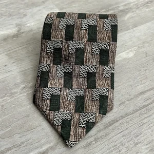 Guy Laroche Diffusion Tie 100% Silk Multicolor Geometric Tie - Picture 1 of 7