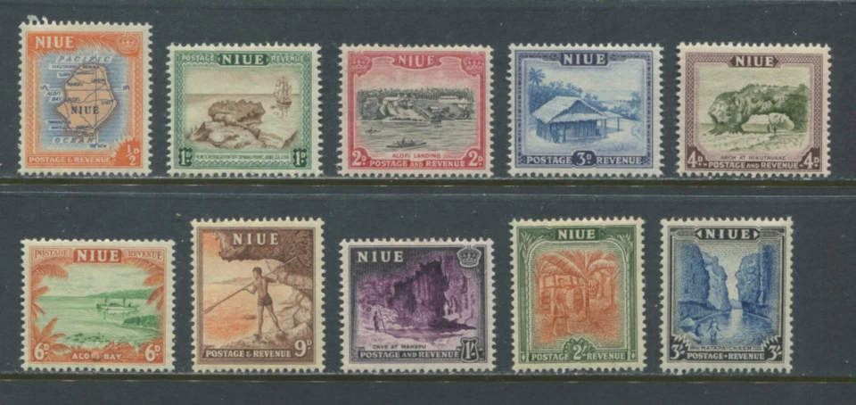 Niue 1950 set mint o.g. hinged — 第 1/1 张图片