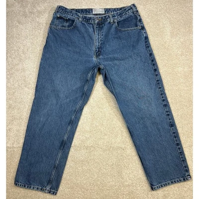 Pantalones de mezclilla para hombre St Johns Bay ajuste fácil calce relajado talla 40x30 Normcore Foto 1 de 4