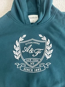 Green Abercrombie and fitch hoodie women’s - Size XS. Very Good Clean Condition - Picture 1 of 4
