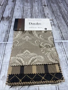 Duralee Thorndale Chocolate Black Sample Book Fabric Crafts Quilting Arts - Picture 1 of 14