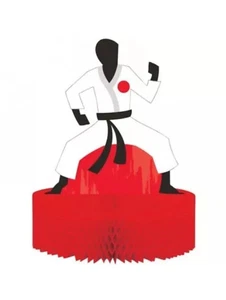 Karate Party Honeycomb Centerpiece Paper 12" x 9" Party Tableware Decorations - Picture 1 of 3