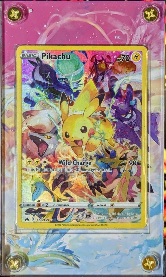 Pokémon Pikachu 160/159 Crown Zenith Extended Art Case - Image 1 of 1