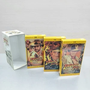 The Adventures of Indiana Jones Trilogy VHS Box Set Digitally THX Mastered - Picture 1 of 17