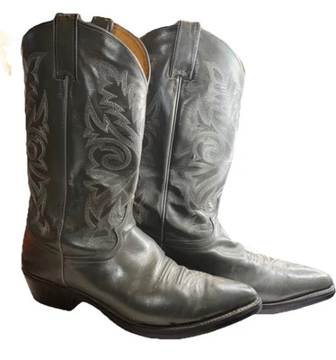Мужские ковбойские сапоги Justin 1018 11 D серые - Изображение 1 из 4
