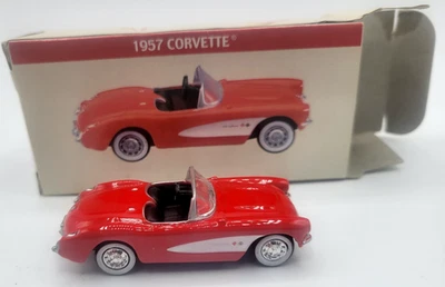 Chevrolet Corvette Convertible Diecast 2.5" Metal GM 1957 METAL DE ALTA VELOCIDAD Foto 1 de 4