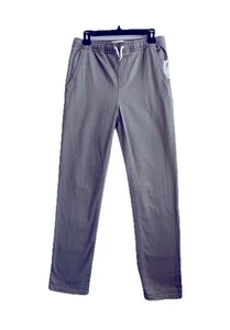 NWT OLD NAVY Youth Straight Leg Pants XXL 18 Relaxed Fit Gray Turtle Dove - Picture 1 of 16