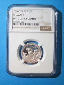 Cuarto de dólar Shawnee 2016-S NGCPF70 UCAM/recién losa - Imagen 1 de 2