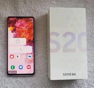 Samsung Galaxy S20 FE 5G SM-SM-G781B/DS- 128GB - Cloud Lavender - Vodafone - Picture 1 of 10