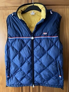 Diesel 55DSL Vintage Down Filled Gilet - Navy/Yellow - Men’s Size M - Picture 1 of 18