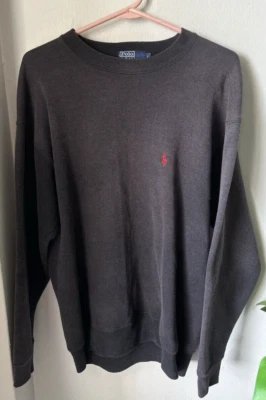 Polo Ralph Lauren толстовка маленький пони ворота синий мужской большой сделано в США - Изображение 1 из 4