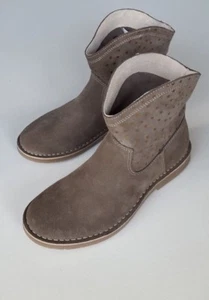 CYRILLUS BOTTINES EN CUIR SUÉDÉ POINTURE 36 TAUPE - Picture 1 of 9