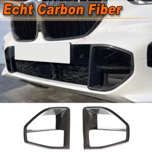 Parachoques delanteros de carbono entradas de aire guardabarros se adapta a BMW X5 G05 M paquete 19-21 - Imagen 1 de 9