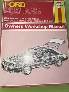 Ford Mustang 1979-1980 Haynes manual de reparación #654 - Imagen 1 de 8