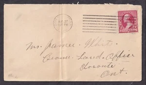 US #220 ON COVER FROM DULUTH MINNESOTA TO TORONTO CANADA 1894 - Picture 1 of 2