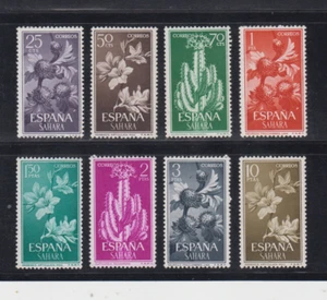 SPANISH SAHARA 1962 SPAIN SET MINT MNH EDIFIL 201-208 SCOTT 118-125 FLOWERS - Picture 1 of 1