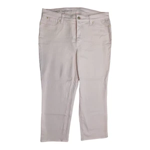 Talbots Flawless Women's Pink Straight Crop Jeans Size Petite 12 A90 - Picture 1 of 5