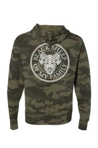 Nuevo Unisex Ink Addict Oveja Negra Jersey Sudadera Camuflaje XSMALL-3XLARGE - Imagen 1 de 2