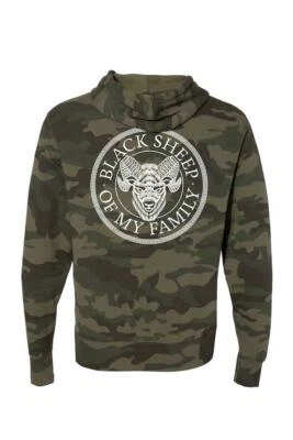 Nuevo Unisex Ink Addict Oveja Negra Jersey Sudadera Camuflaje XSMALL-3XLARGE - Imagen 1 de 2