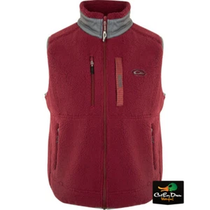 NEW DRAKE WATERFOWL SHERPA FLEECE LAYERING VEST - Picture 1 of 7
