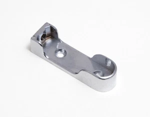 2 X Chrome Plated CP Female Top Sockets Oval 65mm L For 16mm Dia. Rods - NEW One - Picture 1 of 1