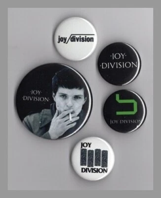 Joy Division / 5 Assorted Badges / Pins  - Set 3 - Transmission - Image 1 of 2