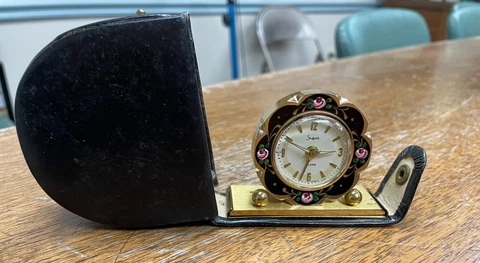 Sheffield Travel Clock with Case Cover