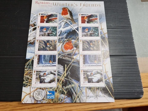ISLE OF MAN 2004 SG MS1190 ROBINS MNH Cover