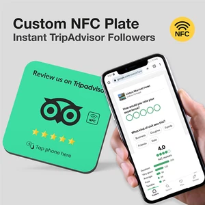 Tripadvisor Review NFC Piatto Tavolo, Piatto Tavolo, Potenzia le tue Recensioni Tripadvisor - Foto 1 di 8