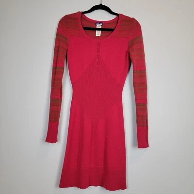 Vestido Suéter Secreto Patagonia Rios Lana de Cordero Nylon Aire Libre Senderismo Informal S Foto 1 de 4